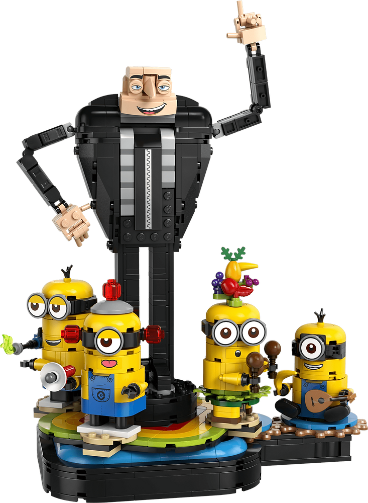 LEGO & Illumination introducerer nye Gru & Minions LEGO Minions® sæt.