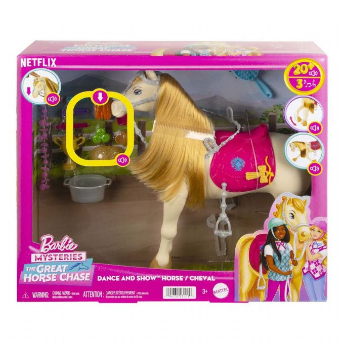 Legetøj - Gaveide. Barbie, "Great Chase Feature" Hest