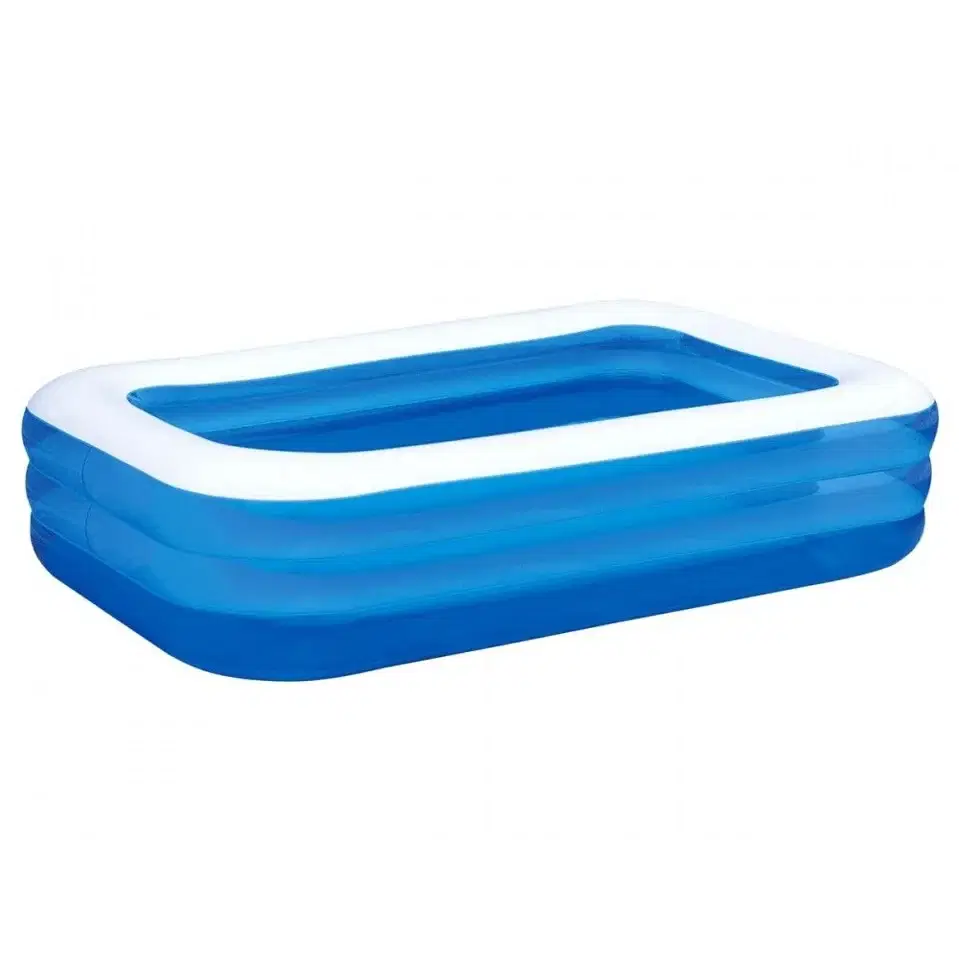 Familie Pool, Bestway - Deluxe Blå Rektangulær - 3.05m x 1.83m x 56cm (54009)