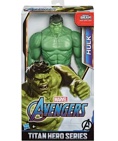 Hulk Figur,  Titan Hero Deluxe Figur – Avengers
