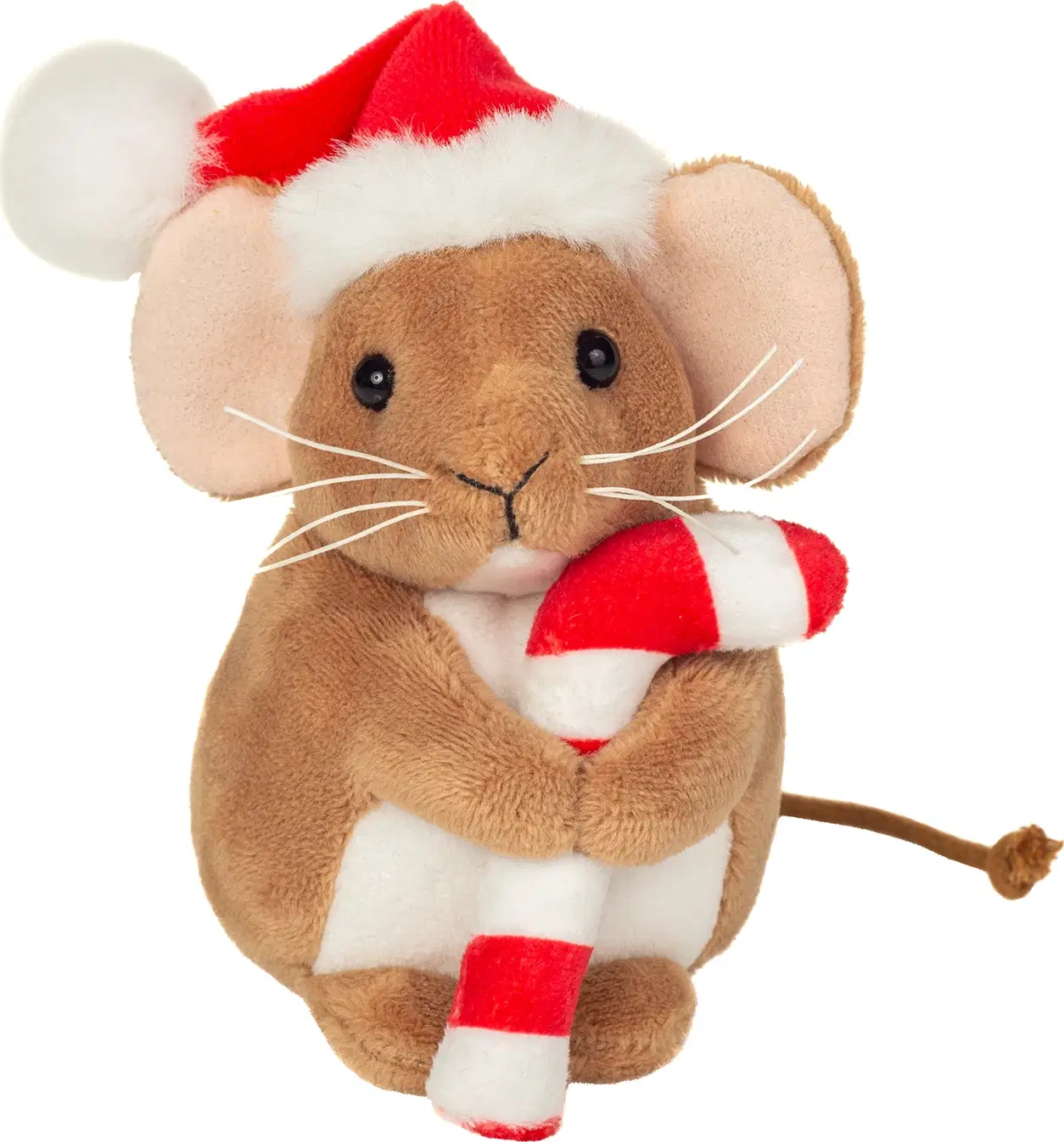 Julemus Med Bismarck Stok 11 CM, Bamse