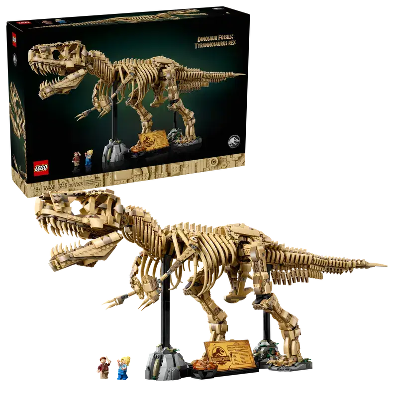 LEGO 76968, Jurassic World, Dinosaurfossiler - Tyrannosaurus rex