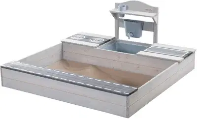 Sandkasse med Udekøkken, Grå, Roba